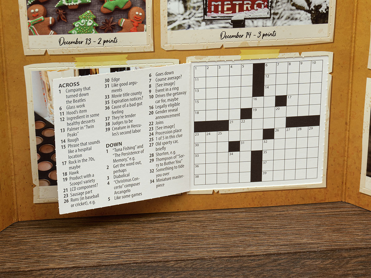 The Advent Calendar for Crossword Lovers
