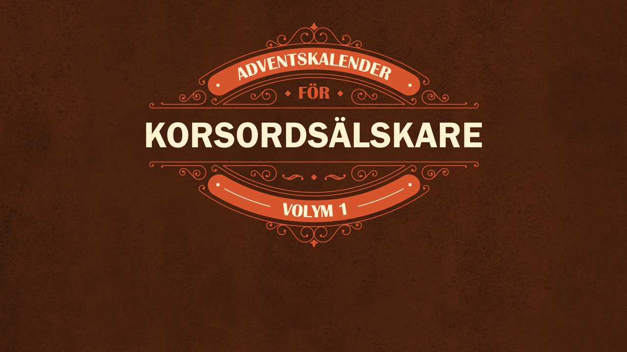 Adventskalender för Korsordsälskare