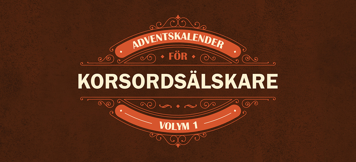 Adventskalender för korsordsälskare - Volym 1 - Banner