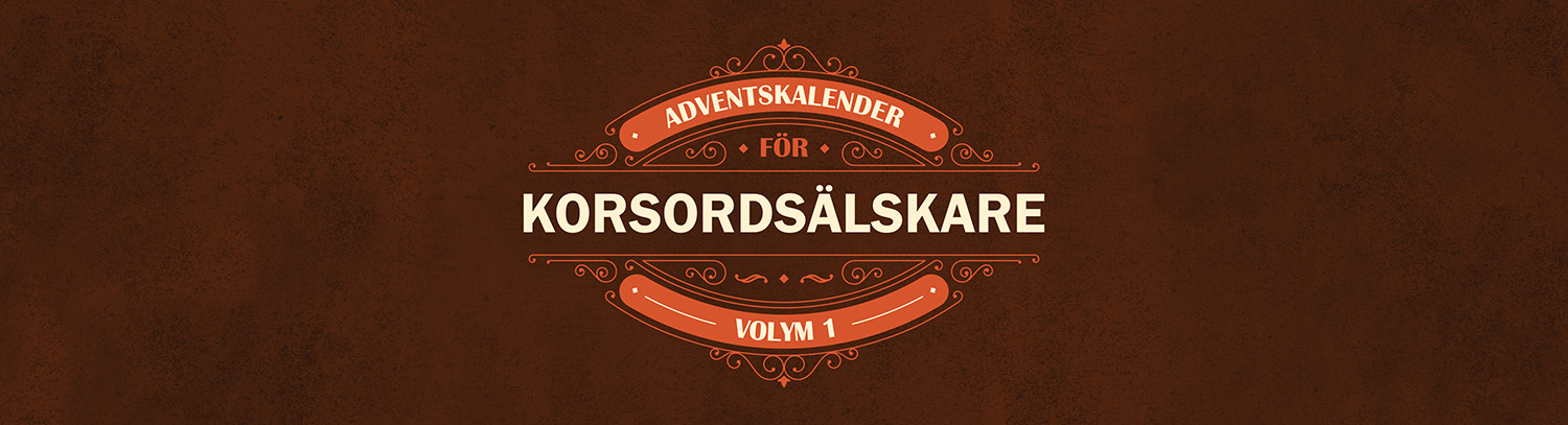 Adventskalender för korsordsälskare - Volym 1 - Banner